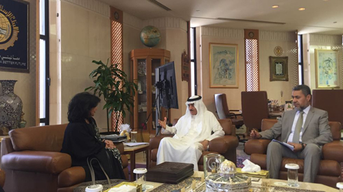لقاءٌ في جدّة يجمع رئيسة هيئة الثقافة برئيس البنك الإسلامي للتنمية، دعماً للمشاريع الثقافيّة في البحرين


