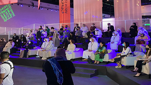 تنظمه وزارة الثقافة والشباب الإماراتية على هامش الإكسبو، معالي الشيخة مي تحضر افتتاح المؤتمر العالمي للاقتصاد الإبداعي في دبي

