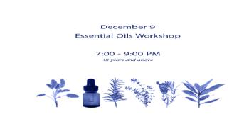 Essential oils workshop