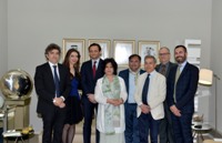 H.E Shaikha Mai Receives Italian Delegation from Torino Albertina Arts Academy “Honorary Academician “ Letter Presented