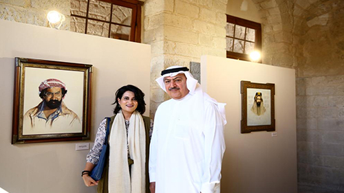 H.E Shaikha Rachid Bin Khalifa Al-Khalifa Visits “Through Their Eyes’ Exhibition, At Al-Hidaya Al-Khalifiya School