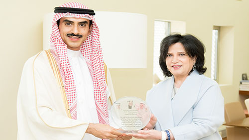 معالي الشيخة ميّ تستقبل السفير الكويتي بمناسبة تعيينه
