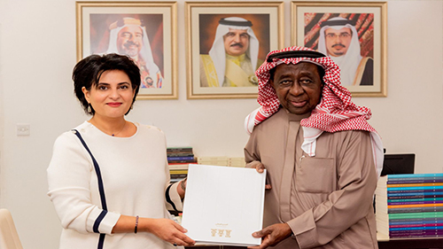سعادة المدير العام للثقافة والفنون تستقبل الفنان السعودي القدير عبدالرب إدريس

