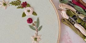 Rose Embroidery Workshop