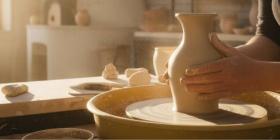 Pottery on the Wheel (Morning)