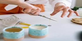 Candle Making in Pottery Cups Workshop