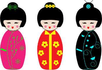 Make your Japanese dolls