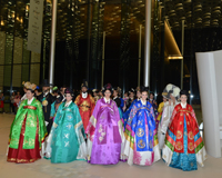 Korean Traditional Costumes Show celebrating Korean National Day in Manama