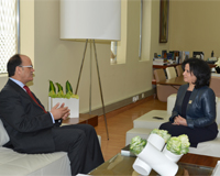 Minister of Culture Receives the Newly-Appointed Tunisian Ambassador
