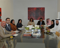 Minister of Culture Meets Delegation from Muharraq Municipal Council 
