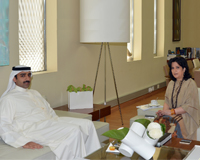 Minister of Culture Receives Bahrain Gas Company’s CEO
