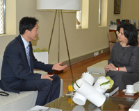 Minister of Culture Receives South Korean Ambassador
