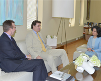 Minister of Culture Receives British Ambassador and British Council Director-General
