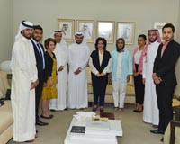 H.E Shaikha Mai Receives Bahrain University Delegation
