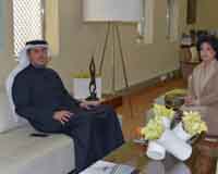 H.E Shaikha Mai Receives EDB Chief Executive
