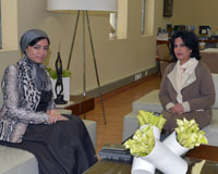 H.E Shaikha Mai Al Khalifa Receives MP Roua Al Hayki, Cultural Heritage Scene in A’ali Area Discussed
