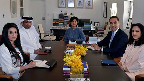 H.E Shaikha Hala Receives Assistant Undersecretary for Radio and Television Affairs

