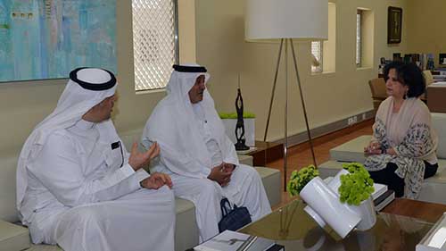 H.E Shaikha Mai Receives Saudi Commission For Tourism & Antiquities Delegation

