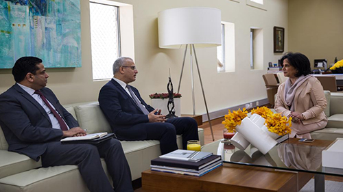 H.E Shaikha Mai receives Tunisian Ambassador 