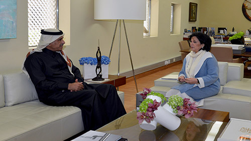 H.E Shaikha Mai Receives Minister of Housing, Shared Vision to Develop Cultural Infrastructure

