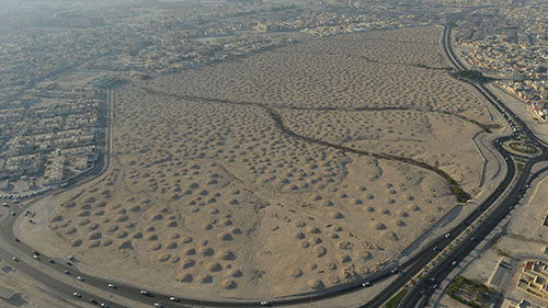 Dilmun Burial Mounds Registered As UNESCO World Heritage List Site, H.E : the burial Mounds have an outstanding universal value that testifies to the richness of deeply-rooted Bahraini and region’s history