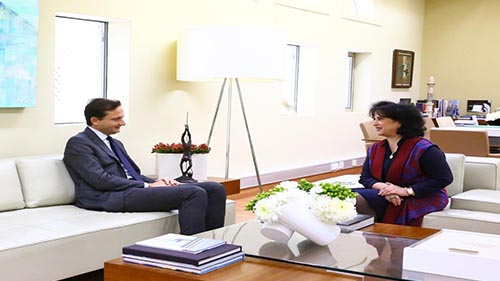 H.E Shaikha Mai Bids Farewell to Outgoing Italian Ambassador