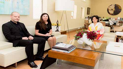 H.E Shaikha Mai Receives Ms.  Houda Nonoo, Cooperation to preserve Manama’s historical places of worship discussed