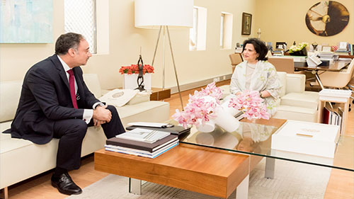 H.E Shaikha Mai Receives Edamah’s CEO, Cooperation for cultural development action discussed 
