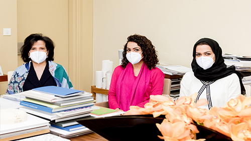 H.E Shaikha Mai Receives the New Directors at Bahrain Culture Authority
