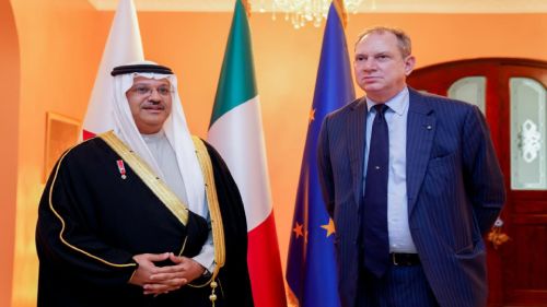 President of the Bahrain Authority for Culture and Antiquities Awarded the Order of the Star of Italy


